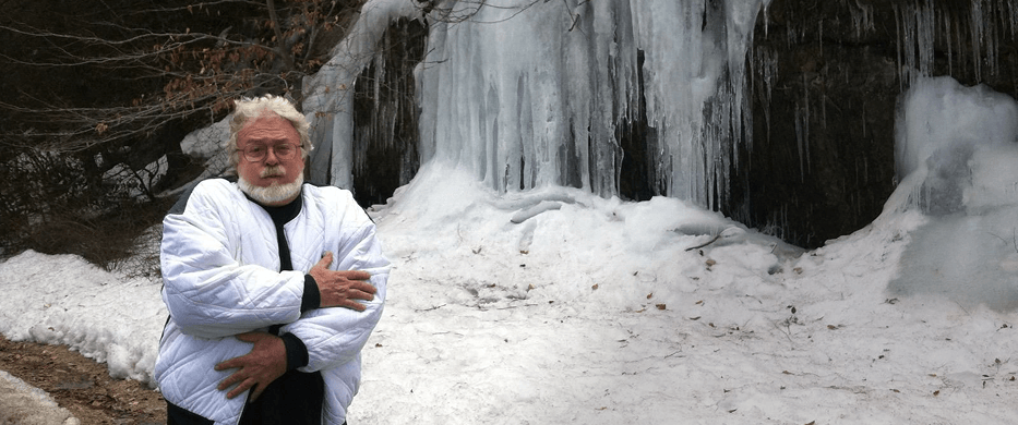 Frozen in awe of nature